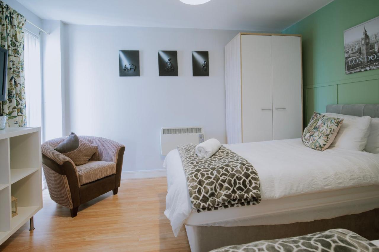 Modern Central Penthouse - 1 Secureparking Liverpool Esterno foto